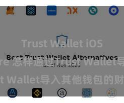 Trust Wallet iOS App Store 怎样通过Trust Wallet导入其他钱包的财富？